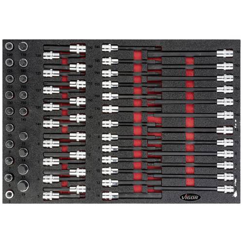 Vigor V4727 Schraubendrehereinsatz-Set V4727