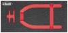 Vigor V4917-L V4917-L Schaumstoffeinlage (L x B) 393 mm x 188 mm