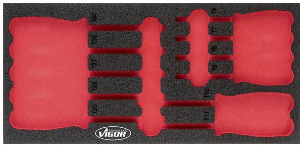 Vigor V4991-L V4991-L Schaumstoffeinlage  (L x B) 393 mm x 188 mm