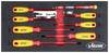 VIGOR VDE Schraubendreher Satz ∙ V5013 ∙ Schlitz Profil, Kreuzschlitz Profil PH ∙ 0,5 x 3 – 1,2 x 6,5 · PH0 – PH2 ∙ Anza