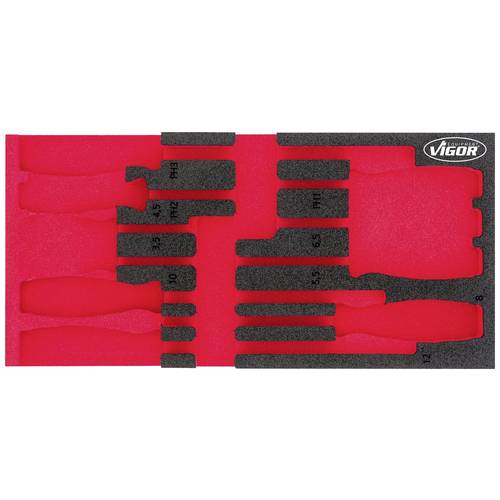 Vigor V5068-L V5068-L Schaumstoffeinlage (L x B) 393 mm x 188 mm