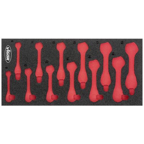 Vigor V5075-L V5075-L Schaumstoffeinlage (L x B) 393 mm x 188 mm