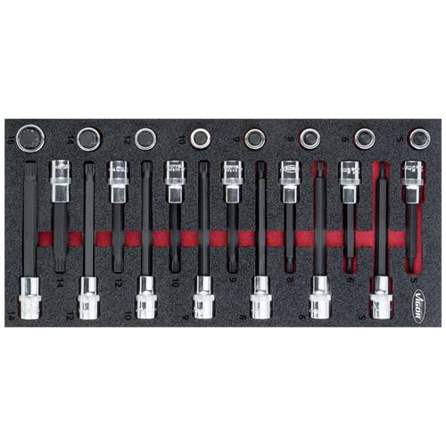 Vigor V5091 Schraubendrehereinsatz-Set V5091