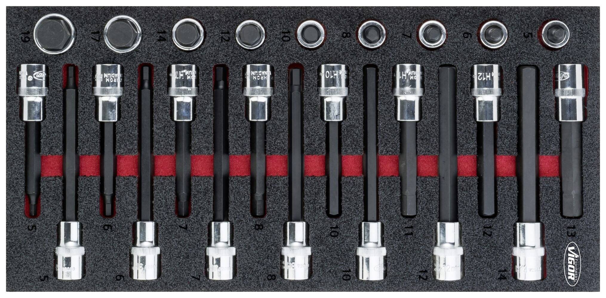 V5097 Schraubendrehereinsatz-Set V5097