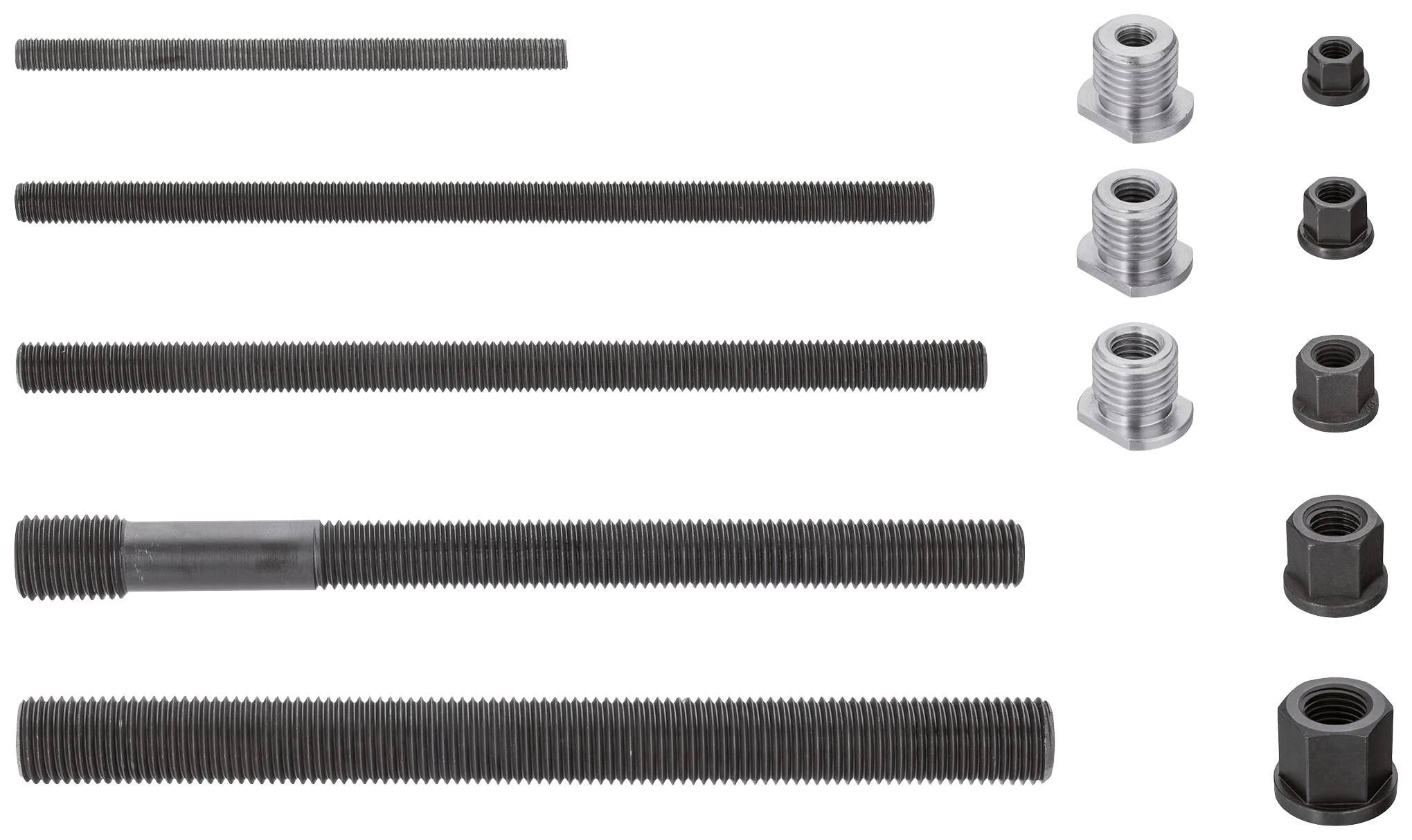 VIGOR Zugstangen-, Kragenmutter Adapter Satz ∙ V3207 ∙ Anzahl Werkzeuge: 13-0