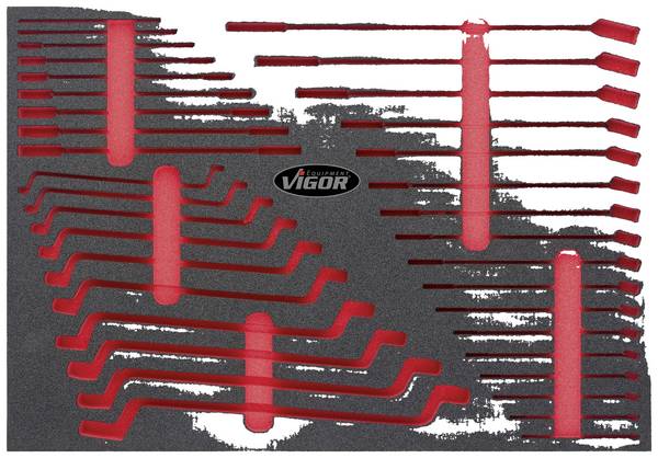Vigor V6643-L V6643-L Schaumstoffeinlage  (L x B x H) 563 x 393 x 35 mm