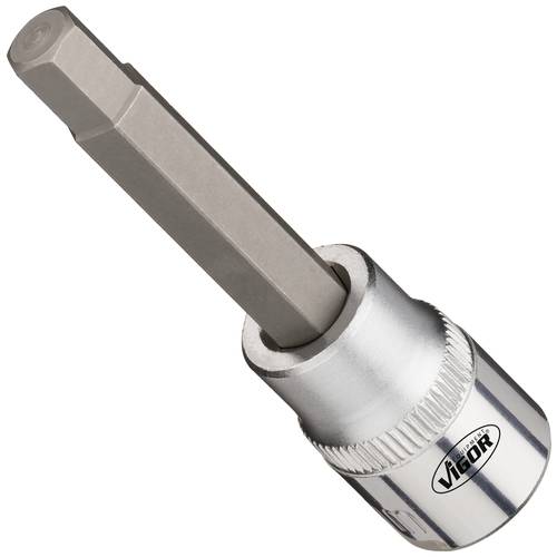 Thumbnail - VIGOR Steckschlüsseleinsatz, Vierkant hohl 10 mm (3/8), Innen Sechskant Profil, 7 mm, 65 mm lang