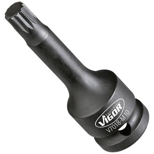 Schlagschraubendreher-Einsatz V7018 1/2 Zoll Innen Vielzahn XZN M10 L.78mm VIGOR