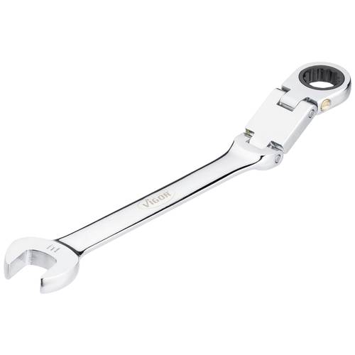 Vigor V6752-14 V6752-14 Gelenk-Ringratschenmaulschlüssel Schlüsselweite (Metrisch) 14 mm