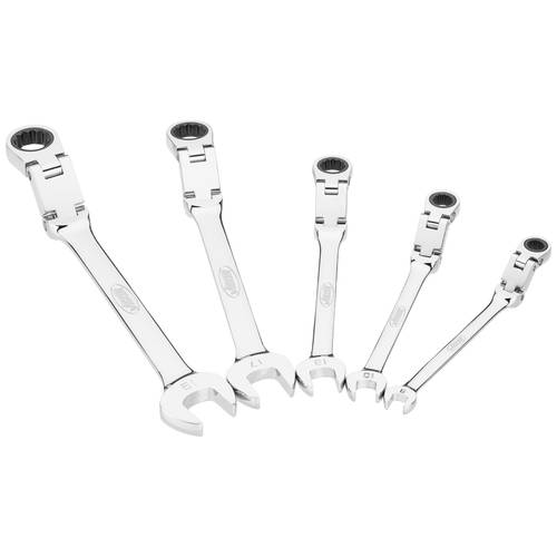 Vigor V6752/5 V6752/5 Gelenk-Ringratschenmaulschlüssel Schlüsselweite (Metrisch) 8 - 19 mm