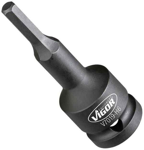 Vigor V7019-H6 V7019-H6 Innen-Sechskant Schlagschrauber-Steckschlüsseleinsatz  6 mm 1/2" 6 mm   1/2" (12.5 mm)
