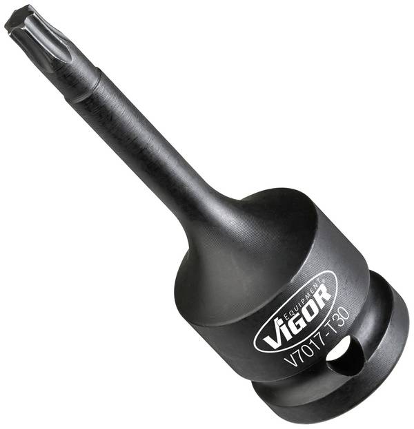 Vigor V7017-T30 V7017-T30 Innen-TORX Schlagschrauber-Steckschlüsseleinsatz    TX 30   1/2" (12.5 mm)