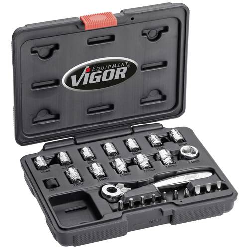 Vigor V5202 Steckschlüsselsatz 1/4 (6.3 mm) V5202