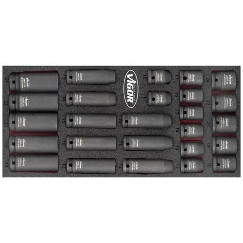 Thumbnail - Vigor V5602 Schlagschrauber-Steckschlüsseleinsatz-Set V5602