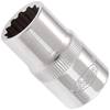 VIGOR Steckschlüsseleinsatz V7512-14 1/2 Zoll (12,5 mm) Vierkant hohl Außenprofil Doppelsechskant SW 14 mm