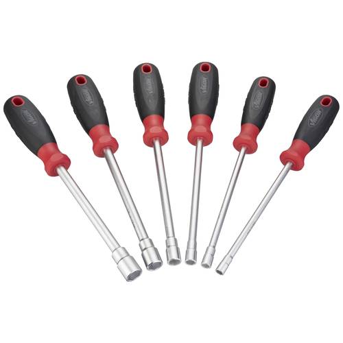 Vigor V4199 Steckschlüssel-Schraubendreher Schlüsselweite (metrisch): 6 mm, 7 mm, 8 mm, 10 mm, 12 mm, 13 mm