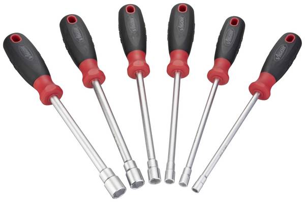 Vigor V4199  Steckschlüssel-Schraubendreher Schlüsselweite (metrisch): 6 mm, 7 mm, 8 mm, 10 mm, 12 mm, 13 mm