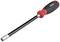 Schraubendreher mit langem Schaft und ergonomischem Griff, geeignet für Arbeiten an schwer zugänglichen Stellen.