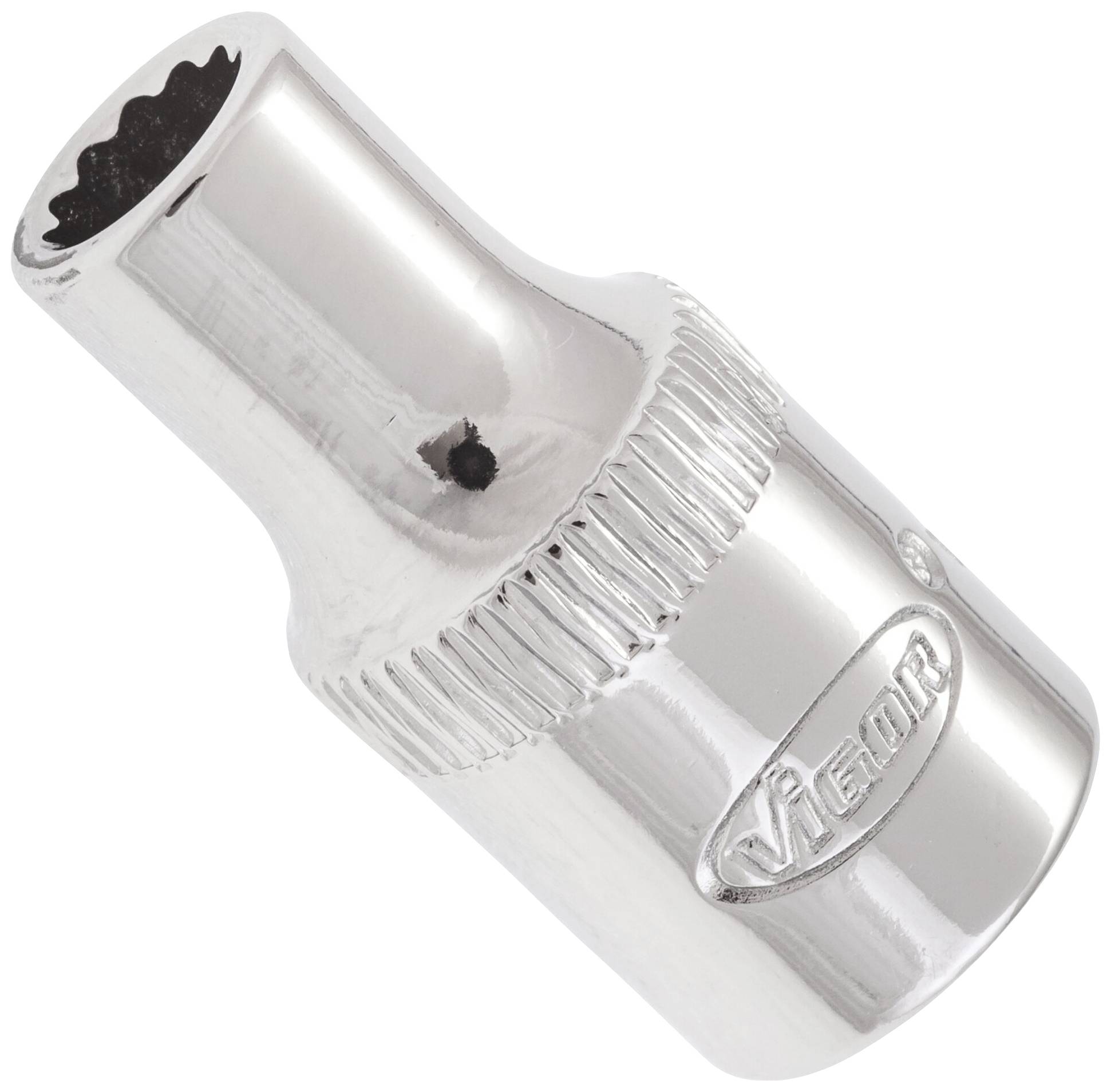 Doppelsechskant Steckschlüsseleinsatz ∙ V7514-5 ∙ Vierkant hohl 6,3 mm (1/4 Zoll) ∙ Außen Doppel-Sechskant Profil ∙ 5 mm