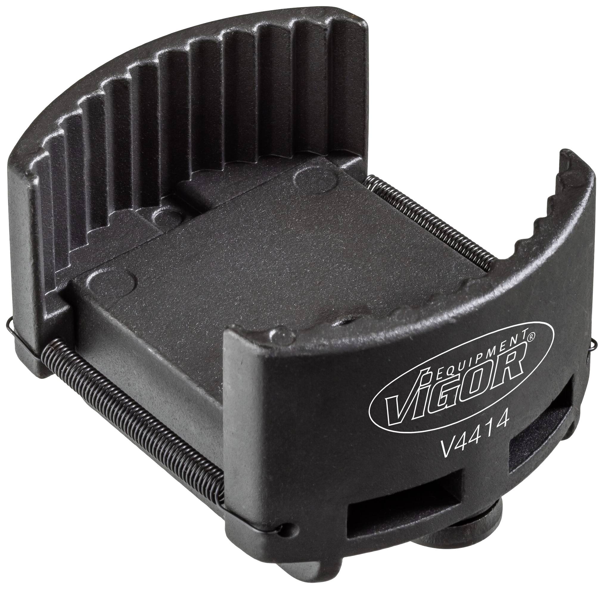 'VIGOR Equipment V4414' Ölfilterschlüssel, federbelastet, für den einfachen und sicheren Ölfilterwechsel bei Autos.