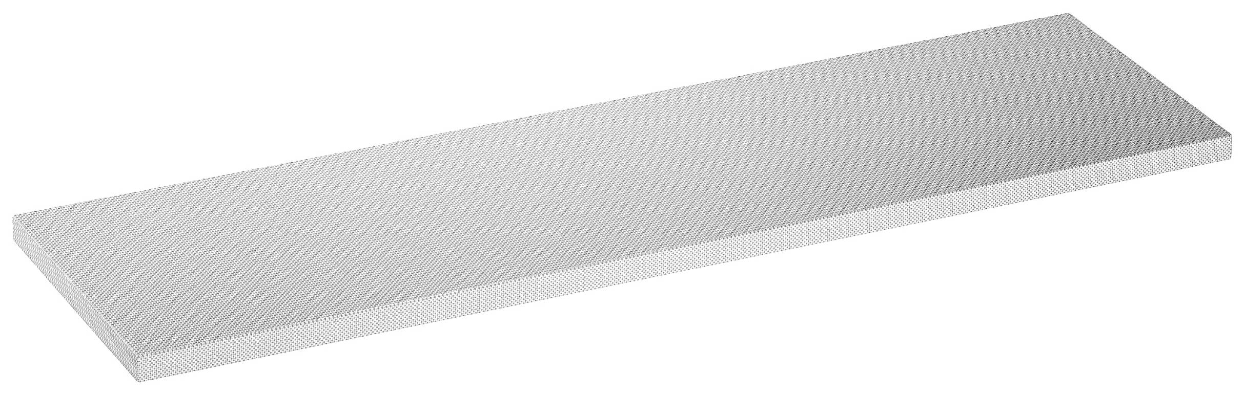Edelstahl-Arbeitsplatte ∙ mittel ∙ V6000-01725-X-0