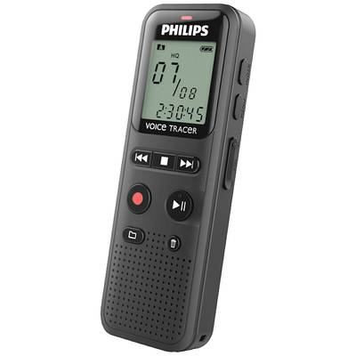 Philips DVT-1160 Digitales Diktiergerät Aufzeichnungsdauer (max.) 150 h Schwarz 