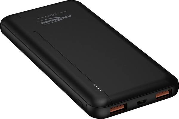 Ansmann PB320PD Powerbank 10000 mAh USB PD Li-Ion USB-A, USB-C® Schwarz