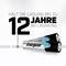 Das Bild zeigt zwei Energizer-Batterien mit dem Text 'Hält die Ladung bis zu 12 Jahre bei Lagerung'.