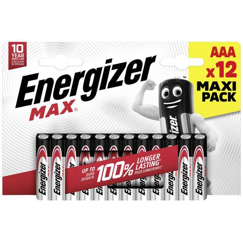 Energizer Max Micro (AAA)-Batterie Alkali-Mangan 1.5 V 12 St.