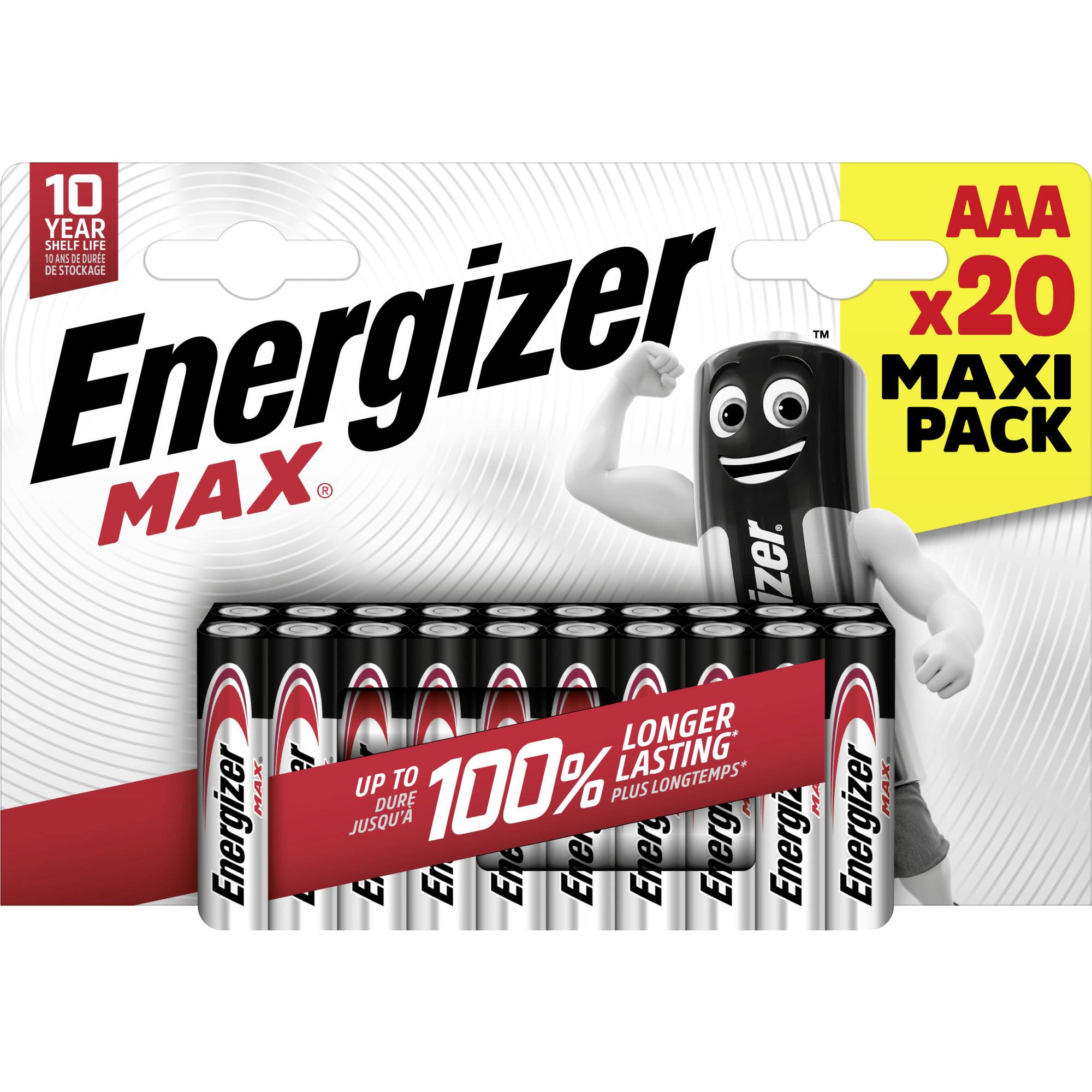 ENERGIZER Max Micro (AAA)-Batterie Alkali-Mangan 1.5 V 20 St.