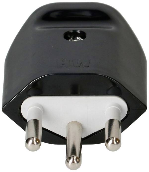 Max Hauri 164450 Netzstecker Schweiz   250 V Schwarz
