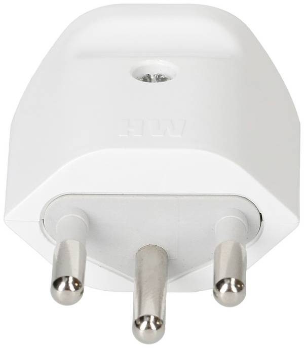 Max Hauri 164451 Netzstecker Schweiz   250 V Weiß
