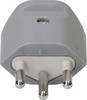 Max Hauri 166101 Netzstecker Schweiz 250 V Grau