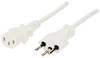 Max Hauri 162874 Strom Netzkabel Weiß 2 m