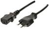 Max Hauri 162876 Strom Netzkabel Schwarz 2 m