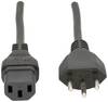 Max Hauri 128480 Strom Netzkabel Schwarz 4 m
