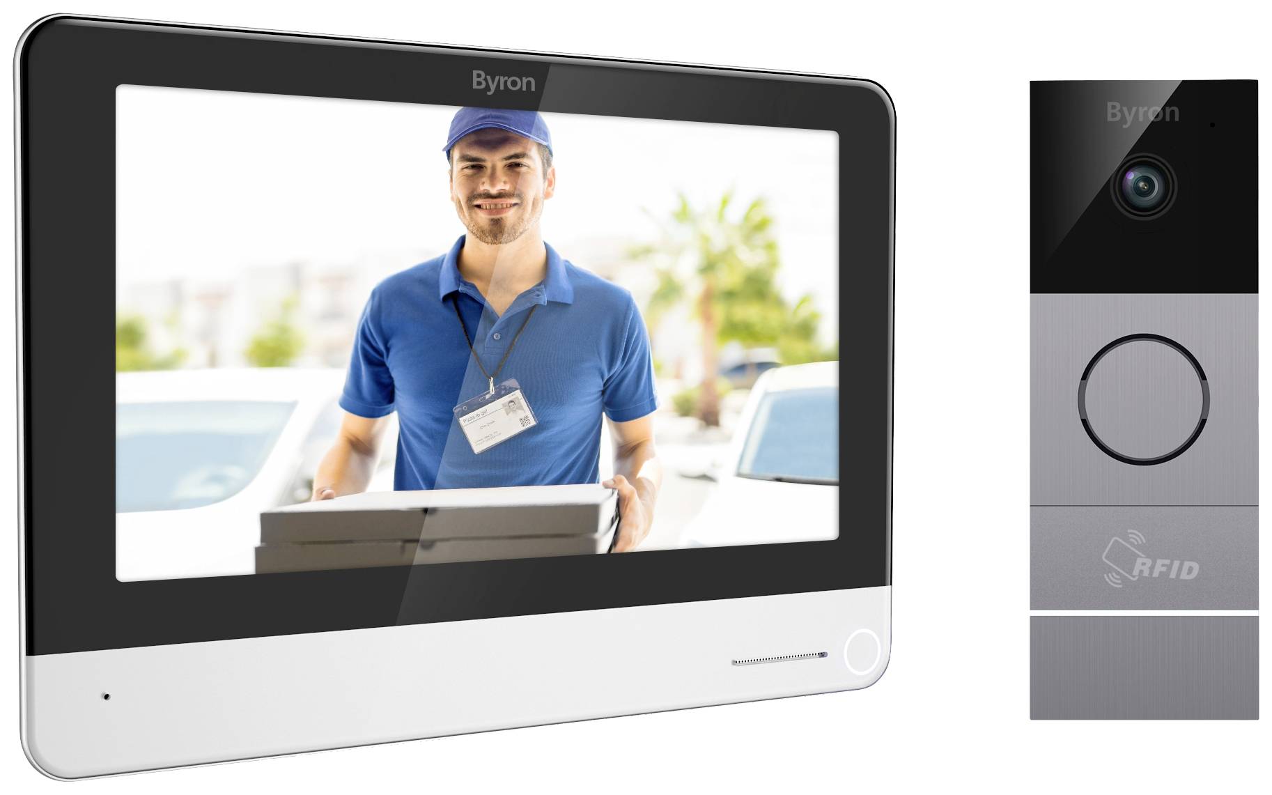Byron DIC-23312 Video-Türsprechanlage WLAN Komplett-Set-2