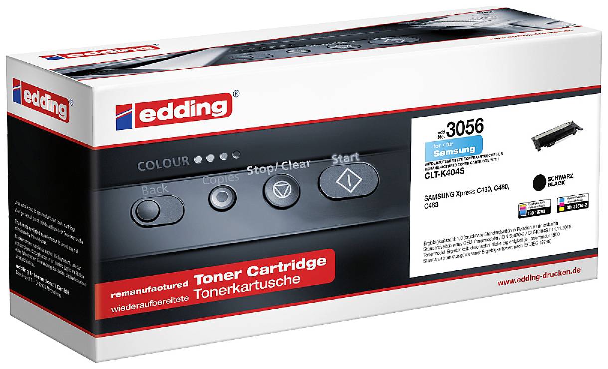 EDDING EDD-3056 - Toner - Samsung - schwarz - CLT-K404S - refill (18-3056)