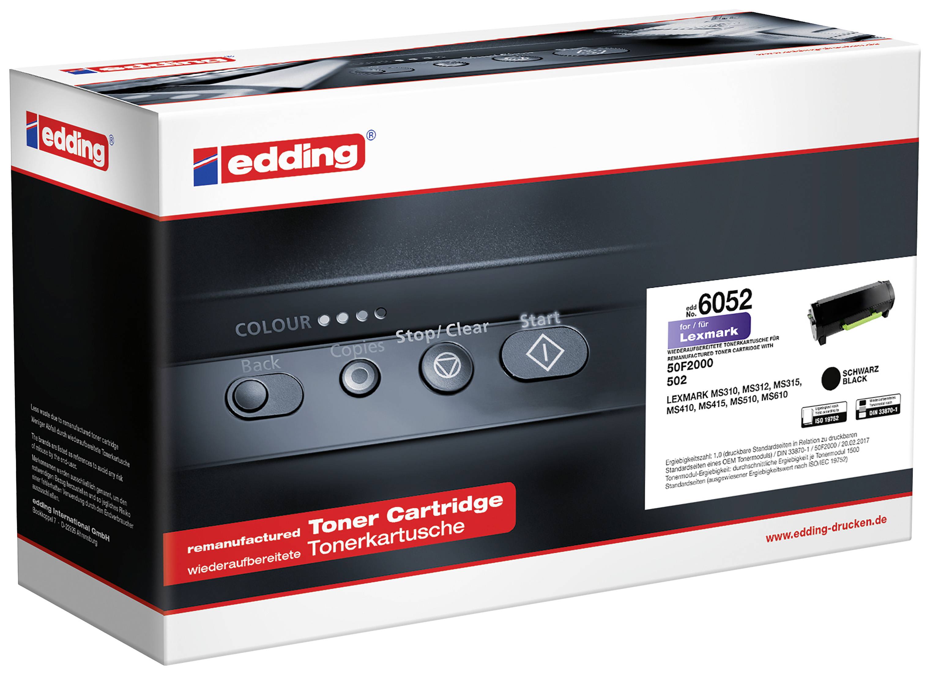 Toner wie Lexmark 50F2000/502 schwa-0