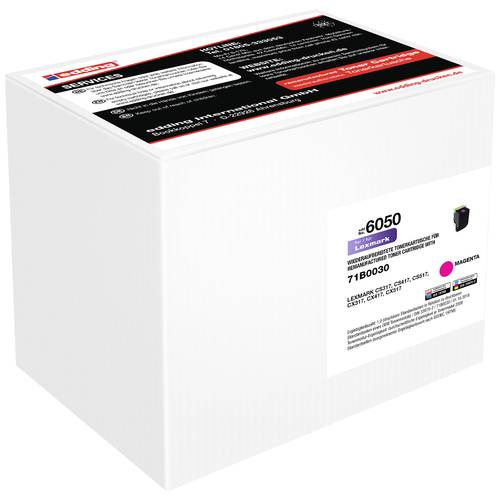 Edding Toner ersetzt Lexmark 71B0030 / 71B20M0 Kompatibel Magenta 2300 Seiten EDD-6050 18-6050