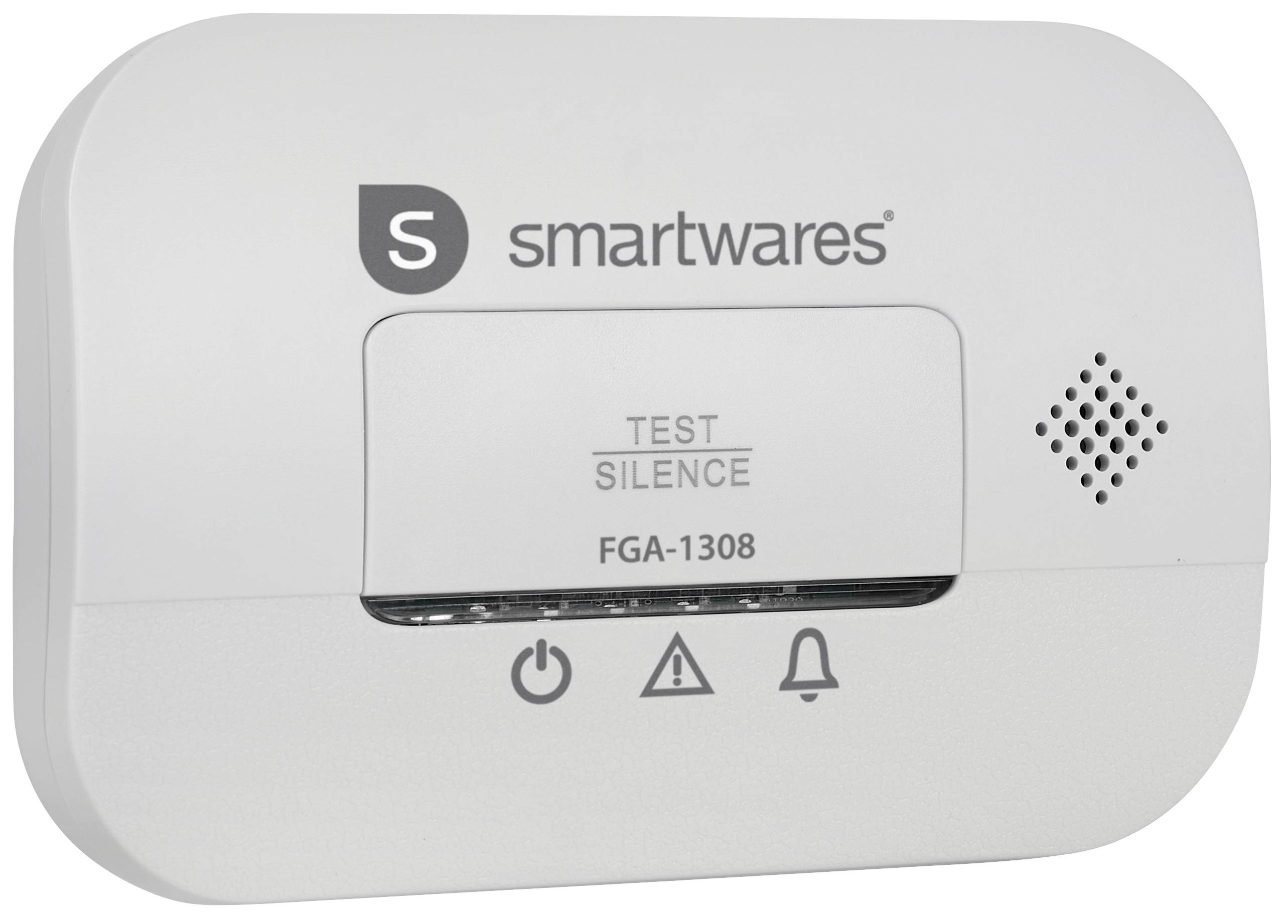 Smartwares FGA-13081 Koolmonoxidemelder werkt op batterijen Detectie van Koolmonoxide