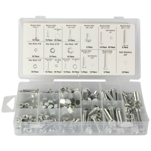 Toolland HAS06 Bolzen-Sortiment Stahl verzinkt 240 St.