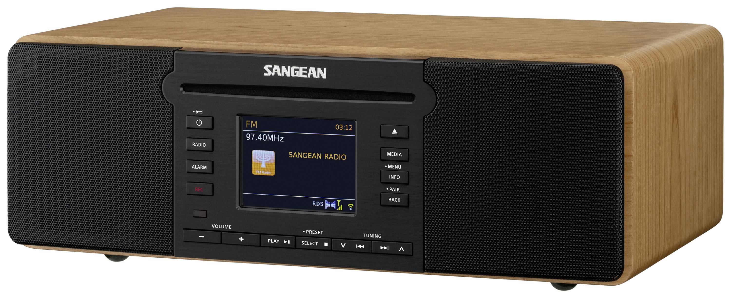 SANGEAN DDR-66 BT Internet CD-Radio Internet, DAB+, FM CD, USB, SD, AUX