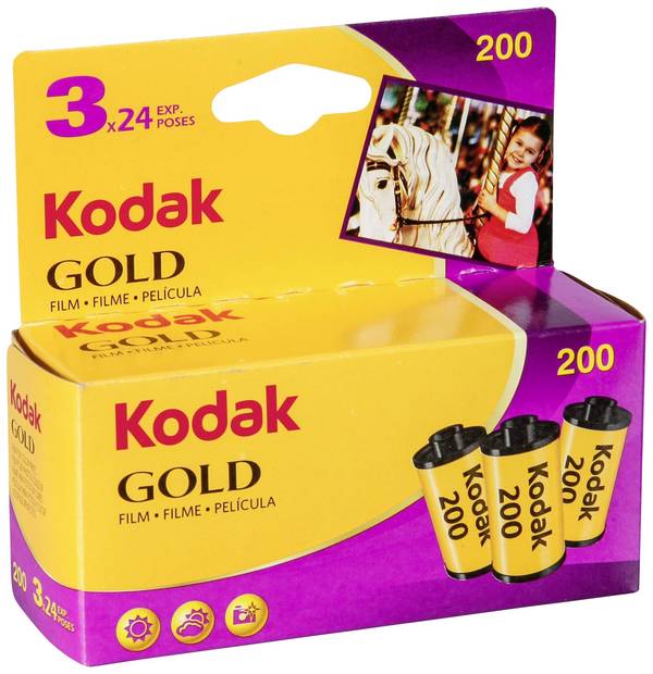 1x3 Kodak Gold 200 135/24 Audio & Video Digitalkameras