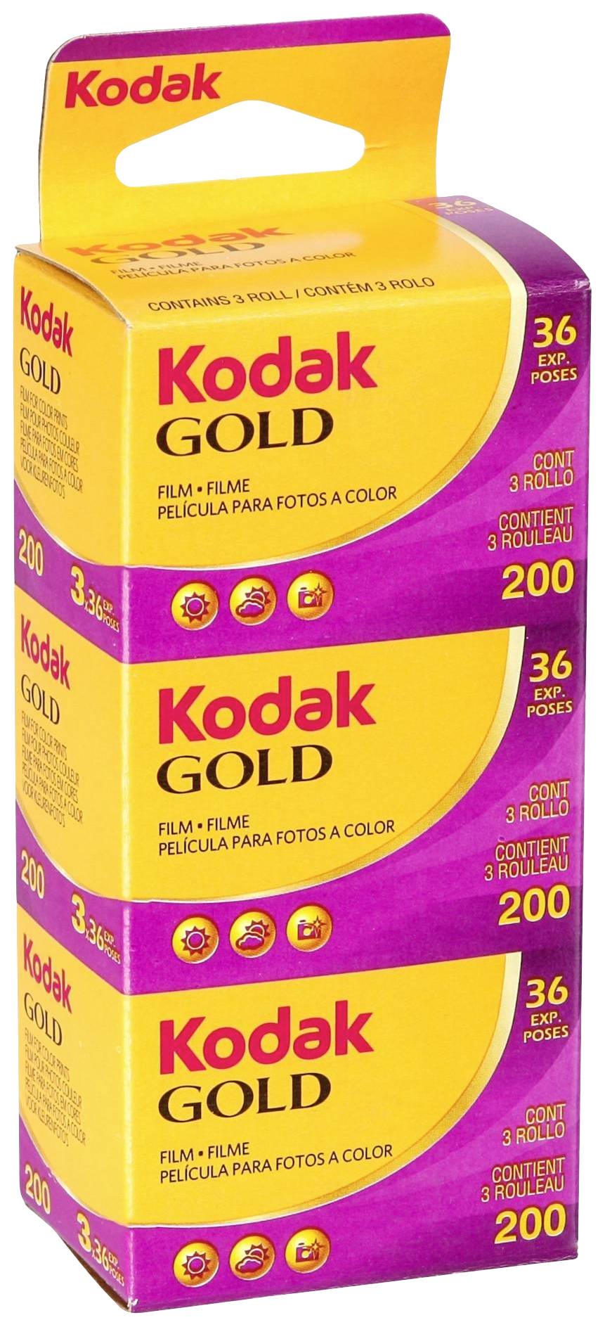 KODAK 1x3 Gold 200 135/36