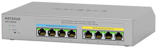 NETGEAR MS108EUP-100EUS MS108EUP Netzwerk Switch  2.5 GBit/s