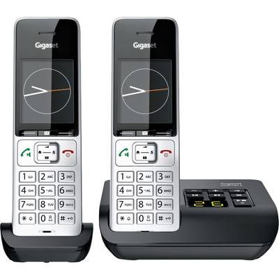 Gigaset COMFORT 500A duo DECT, GAP Schnurloses Telefon analog  Babyphone, Freisprechen, für Hörgeräte kompatibel, Headse