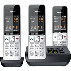 Gigaset COMFORT 500A trio DECT, GAP Schnurloses Telefon analog Babyphone, Freisprechen, für Hörgeräte kompatibel,