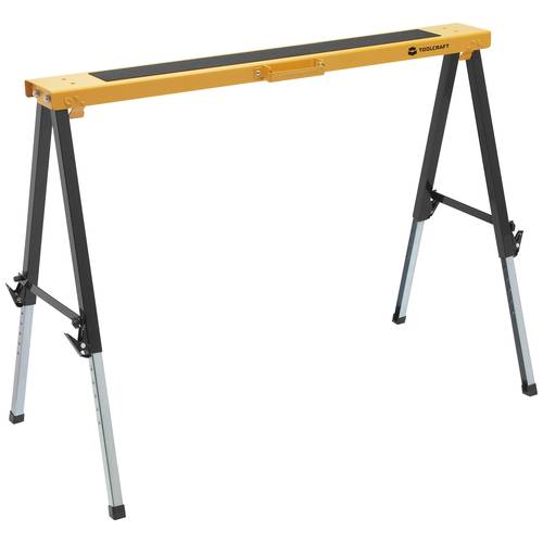 Thumbnail - TOOLCRAFT TO-7726194 Stahl Sägebock höhenverstellbar 150 kg (B x H x T) 500 x 645 x 995 mm 7 kg 1 St.