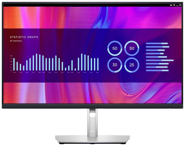 Dell P2723DE Professional LED-Monitor  EEK F (A - G) 68.6 cm (27 Zoll) 2560 x 1440 Pixel 16:9 5 ms DisplayPort, HDMI®, USB-A (USB 3.2 Gen 1), USB-C®, RJ45 IPS LED